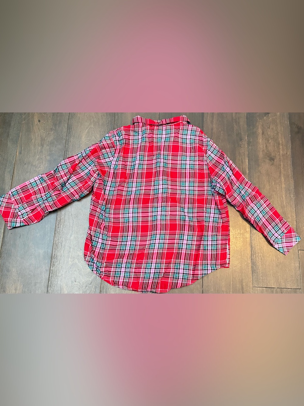Victoria’s Secret Plaid Flannel Pajama Set Red Christmas Women’s Large | EUC - Picture 8 of 8